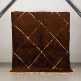 beni ourain rug - 5.9x7.8 ft / 181x238 cm